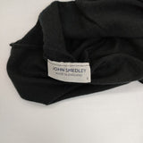JOHN SMEDLEY イギリス製 ウール タートルネック セーター ニット ブラック レディース ジョンスメドレー【中古】5-0917T∞