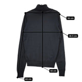 JOHN SMEDLEY イギリス製 ウール タートルネック セーター ニット ブラック レディース ジョンスメドレー【中古】5-0917T∞
