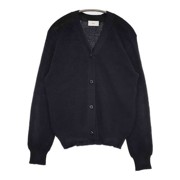 Ouur コットンニット 1801-0000021 カーディガン ブラック レディース アウアー【中古】5-0830M∞