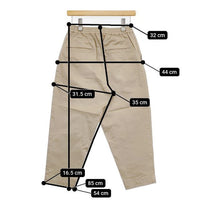 Morris&Sons イージーパンツ コットンストレッチ パンツ ベージュ レディース モリスアンドサンズ【中古】5-0830G∞
