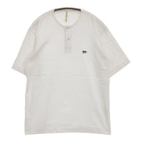 SCYE BASICS ヘンリーネック ワッペン 刺繍 サイズ36 半袖Ｔシャツ カットソー オフホワイト レディース サイベーシックス【中古】5-0830S∞
