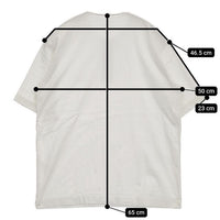 SCYE BASICS ヘンリーネック ワッペン 刺繍 サイズ36 半袖Ｔシャツ カットソー オフホワイト レディース サイベーシックス【中古】5-0830S∞