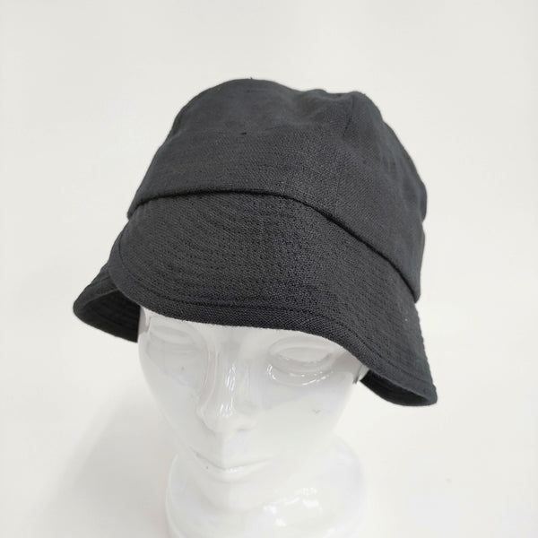 Nine Tailor DIASCIA HAT 91-N-1228 帽子 リネン ハット ブラック レディース ナインテイラー【中古】5-0429M♪