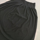 JURGEN LEHL J0172US501 切替 パッチワーク コットン ロングスカート ブラック レディース ヨーガンレール【中古】5-0830M∞