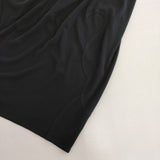 JURGEN LEHL J0172US501 切替 パッチワーク コットン ロングスカート ブラック レディース ヨーガンレール【中古】5-0830M∞