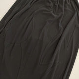 JURGEN LEHL J0172US501 切替 パッチワーク コットン ロングスカート ブラック レディース ヨーガンレール【中古】5-0830M∞