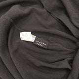 JURGEN LEHL J0191UB437 タイ スカーフ風 コットン 長袖Ｔシャツ カットソー ロンＴ ブラック レディース ヨーガンレール【中古】5-0830M∞