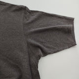 JURGEN LEHL J0102UB937 サークル刺繍 ヘンプコットン うずまき  半袖Ｔシャツ カットソー チャコールグレー レディース ヨーガンレール【中古】5-0606S△