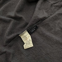 JURGEN LEHL J0102UB937 サークル刺繍 ヘンプコットン うずまき  半袖Ｔシャツ カットソー チャコールグレー レディース ヨーガンレール【中古】5-0606S△
