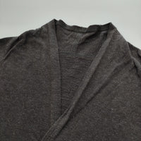 JURGEN LEHL J0102UB937 サークル刺繍 ヘンプコットン うずまき  半袖Ｔシャツ カットソー チャコールグレー レディース ヨーガンレール【中古】5-0606S△