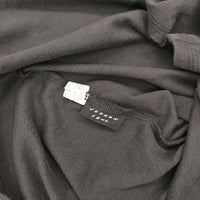 JURGEN LEHL J0121UB113 ギャザー コットン 長袖Ｔシャツ カットソー ロンＴ ブラック レディース ヨーガンレール【中古】5-0830M∞