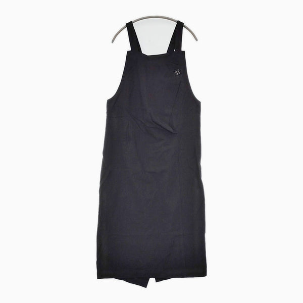 Y's コットンリネンツイルドレス YE-D16-007 サロペットスカート サロペット ブラック レディース ワイズ/Yohji【中古】5-1021M△
