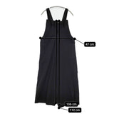 Y's コットンリネンツイルドレス YE-D16-007 サロペットスカート サロペット ブラック レディース ワイズ/Yohji【中古】5-1021M△