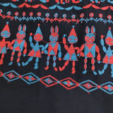 mina perhonen fun aba3029 刺繍 ハイネックワンピース サイズ38 ワンピース 23AW ネイビー レディース ミナペルホネン【中古】5-0429T♪