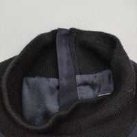 mina perhonen fun aba3029 刺繍 ハイネックワンピース サイズ38 ワンピース 23AW ネイビー レディース ミナペルホネン【中古】5-0429T♪