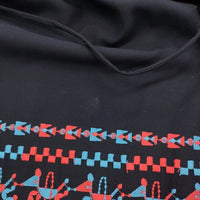 mina perhonen fun aba3029 刺繍 ハイネックワンピース サイズ38 ワンピース 23AW ネイビー レディース ミナペルホネン【中古】5-0429T♪
