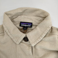 patagonia 42425 ヘビーウェイトフィヨルドフランネルオーバーシャツ 定価22000円 長袖シャツ 23AW ベージュ レディース パタゴニア【中古】5-0917T∞