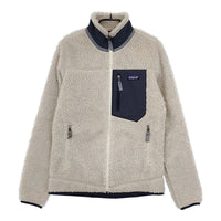 patagonia 23074 W's クラシックレトロXジャケット サイズS ボア ブルゾン 23AW アイボリー ネイビー レディース パタゴニア【中古】5-0914T△