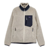 patagonia 23074 W's クラシックレトロXジャケット サイズS ボア ブルゾン 23AW アイボリー ネイビー レディース パタゴニア【中古】5-0914T△