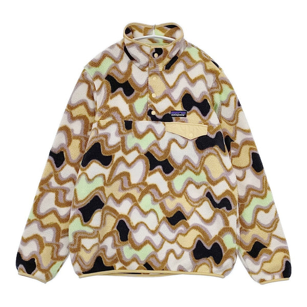 patagonia 24AW 25455 ライトウェイトシンチラスナップ フリースジャケット ブルゾン マルチカラー レディース パタゴニア【中古】5-0914T△