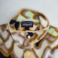 patagonia 24AW 25455 ライトウェイトシンチラスナップ フリースジャケット ブルゾン マルチカラー レディース パタゴニア【中古】5-0914T△
