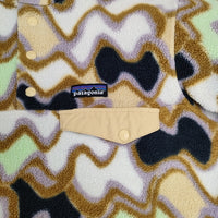 patagonia 24AW 25455 ライトウェイトシンチラスナップ フリースジャケット ブルゾン マルチカラー レディース パタゴニア【中古】5-0914T△