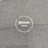 iittala TEEMA ティーマ スクエアプレート 皿 16×16cm 廃盤カラー ドッテドグレー 皿 グレー レディース イッタラ【中古】5-0514G◎
