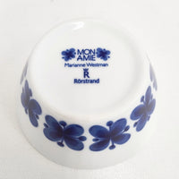 Rorstrand ロールストランド Mon Amie モナミ ボウル 300ml セット 皿 ホワイト ブルー レディース【中古】5-0514G◎