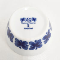 Rorstrand ロールストランド Mon Amie モナミ ボウル 300ml セット 皿 ホワイト ブルー レディース【中古】5-0514G◎