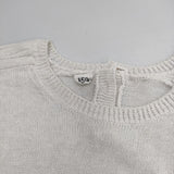 45R/45rpm ギマニットのTシャツ 定価25300円 半袖 ニット ホワイト レディース フォーティーファイブアールピーエム【中古】5-0706S∞