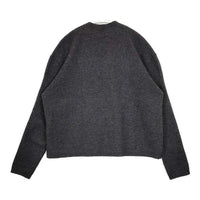 45R/45rpm フロートニットのフラワーセーター 定価46200円 ウール セーター ニット チャコールグレー レディース フォーティーファイブアールピーエム【中古】5-0917T∞