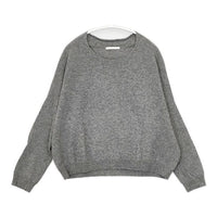 vie evam eva V163K981 ウールカシミヤシルク セーター ニット グレー レディース ヴィー エヴァムエヴァ【中古】5-0917T∞