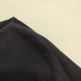 evam eva E161K218 コットン 半袖 ニット ネイビー レディース エヴァムエヴァ【中古】5-0609S∞