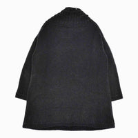 evam eva E153K113 chenille yarn タートルネック セーター ニット ブラック レディース エヴァムエヴァ【中古】5-0818T∞