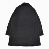 evam eva E153K113 chenille yarn タートルネック セーター ニット ブラック レディース エヴァムエヴァ【中古】5-0818T∞