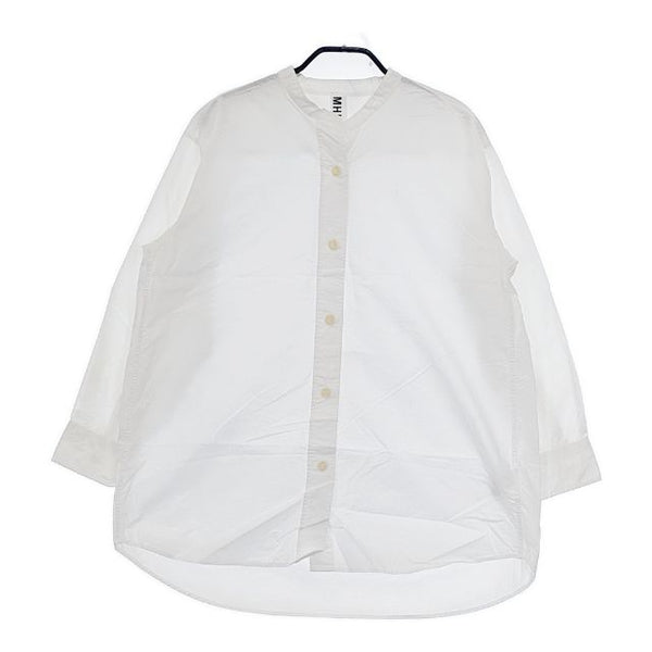 MHL. COTTON RAMIE POPLIN 595-2153511 長袖シャツ 22SS ホワイト レディース エムエイチエル【中古】5-0803M∞
