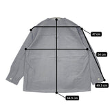 MHL. TINY GINGHAM COTTON 定価22000円 595-5153507 プルオーバー 長袖シャツ 24AW ネイビー ホワイト レディース エムエイチエル【中古】5-1021M△