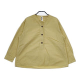 MHL. COMPACT COTTON POPLIN 定価25960円 595-5153501 長袖シャツ 24AW イエロー レディース エムエイチエル【中古】5-0803M∞