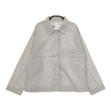 MHL. 24SS 595-4153517 ピンストライプ サイズ1 長袖シャツ 2024SS ホワイト グレー レディース エムエイチエル【中古】5-0707M△