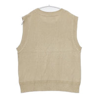 MHL. 595-8261500 DRY COTTON ノースリーブニット ベスト ベージュ レディース エムエイチエル【中古】5-0810M∞