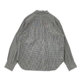 MARGARET HOWELL GINGHAM CHECK COTTON 578-2253018 長袖シャツ 22AW ホワイト グレー レディース マーガレットハウエル【中古】5-0810M∞