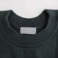 k*i様 MARGARET HOWELL ニットベスト グレー・ブラック 2023 美品マーガレットハウエル ウールカシミヤ モックネック