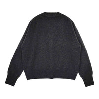 MARGARET HOWELL TWISTED CASHMERE WOOL 578-4264002 ニット カーディガン 24AW チャコールグレー レディース マーガレットハウエル【中古】5-0814T∞