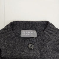 MARGARET HOWELL TWISTED CASHMERE WOOL 578-4264002 ニット カーディガン 24AW チャコールグレー レディース マーガレットハウエル【中古】5-0814T∞