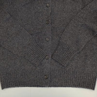 MARGARET HOWELL TWISTED CASHMERE WOOL 578-4264002 ニット カーディガン 24AW チャコールグレー レディース マーガレットハウエル【中古】5-0814T∞