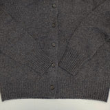 MARGARET HOWELL TWISTED CASHMERE WOOL 578-4264002 ニット カーディガン 24AW チャコールグレー レディース マーガレットハウエル【中古】5-0814T∞