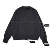 MARGARET HOWELL TWISTED CASHMERE WOOL 578-4264002 ニット カーディガン 24AW チャコールグレー レディース マーガレットハウエル【中古】5-0814T∞