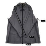 KAPTAIN SUNSHINE 新品 Short Wallker Coat 40 定価97900円 コート 24AW チャコールグレー メンズ キャプテン サンシャイン【中古】5-0912T♪