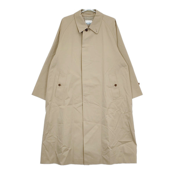 CIOTA 未使用品 バルマカンコート ギャバジン サイズ4 定価110000円 ステンカラーコート ベージュ メンズ シオタ【中古】5-0523M♪