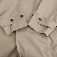 CIOTA 未使用品 バルマカンコート ギャバジン サイズ4 定価110000円 ステンカラーコート ベージュ メンズ シオタ【中古】5-0523M♪
